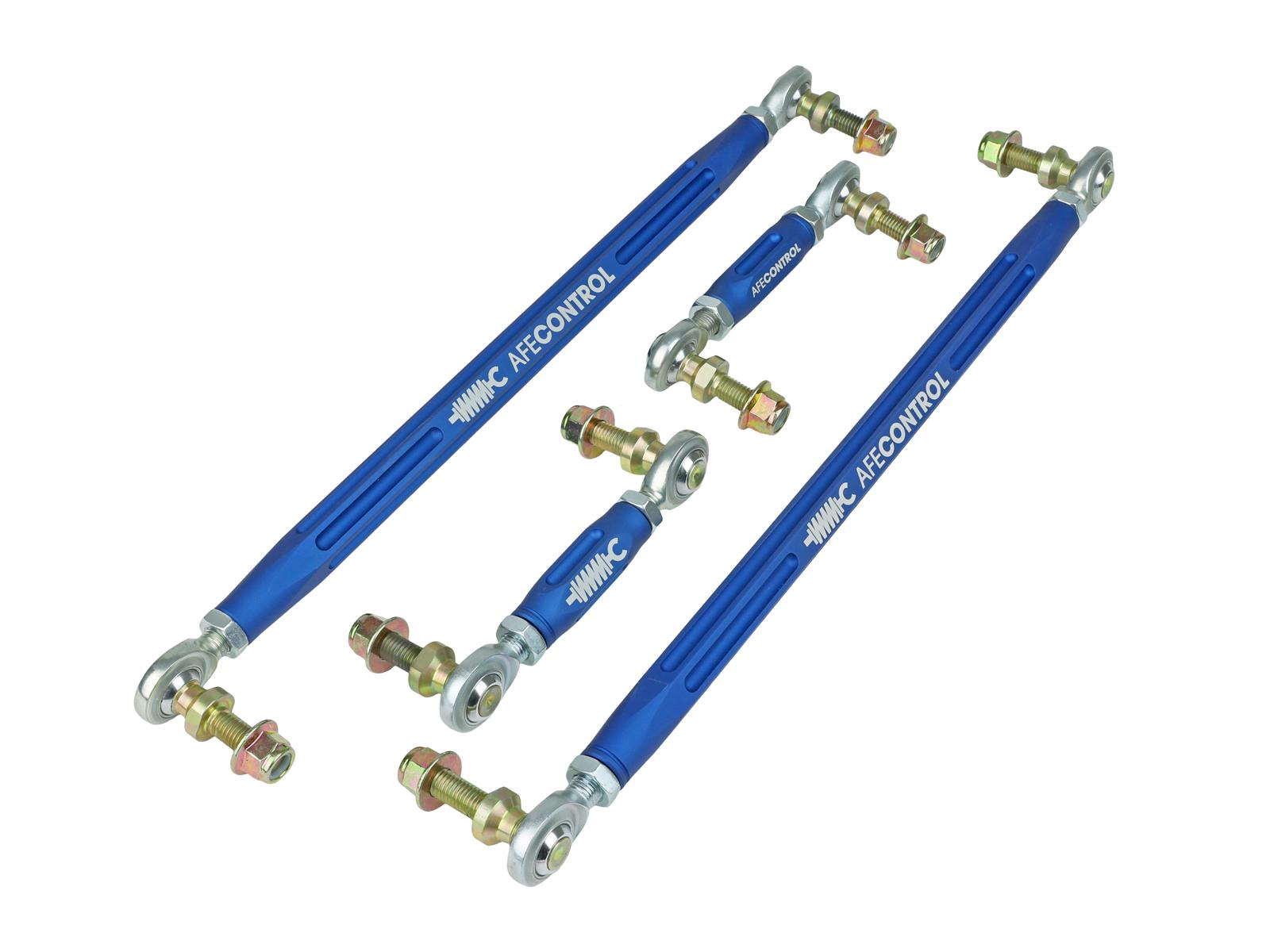 aFe CONTROL Front and Rear End Link Set Blue (2020-2021 GR Supra, GR Supra, GR Supra) - 442-721001-L