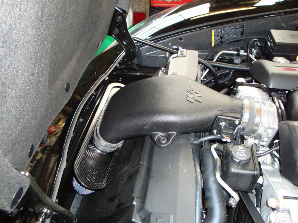 K and N Filters Performance Air Intake System (2008-2013 Corvette Base, Corvette Grand Sport, Corvette Grand Sport LT, Corvette) - 63-3073