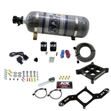 Nitrous Express 4150 Single Entry Billet Crossbar Plate System, (50-300Hp) W/ Composite Bottle - 63040-12