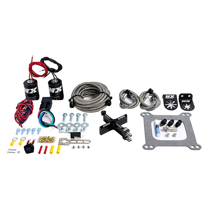 Nitrous Express 4150 Covert Crossbar Plate System Pro Power 100-500Hp (No Bottle) - 63541-00