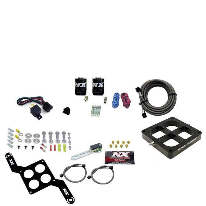 Nitrous Express Dominator Single Entry Billet Crossbar Stage 6, (50-300Hp) Less Bottle - 63070-00
