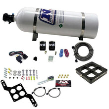 Nitrous Express Dominator Single Entry Billet Crossbar Stage 6, (50-300Hp) W/ 15Lb Bottle - 63070-15