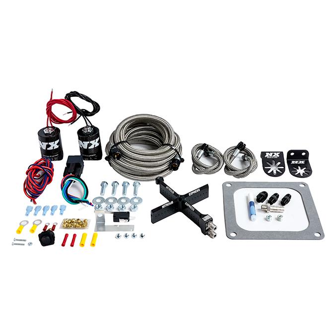 Nitrous Express 4500 Covert Crossbar Plate System Stage 6 50-300Hp (No Bottle) - 63071-00