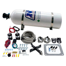 Nitrous Express 4500 Covert Crossbar Plate System Stage 6 50-300Hp (15# Bottle) - 63071-15