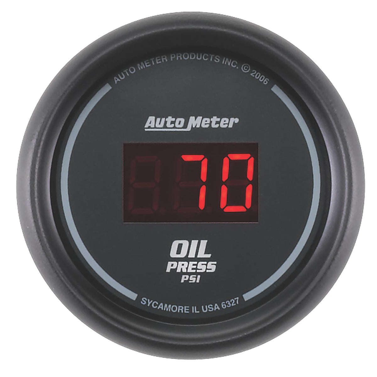 Autometer Sport Comp Digital Series 0-100psi Oil Pressure Gauge