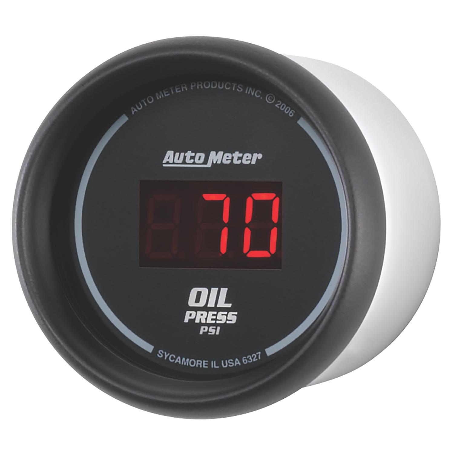 Autometer Sport Comp Digital Series 0-100psi Oil Pressure Gauge