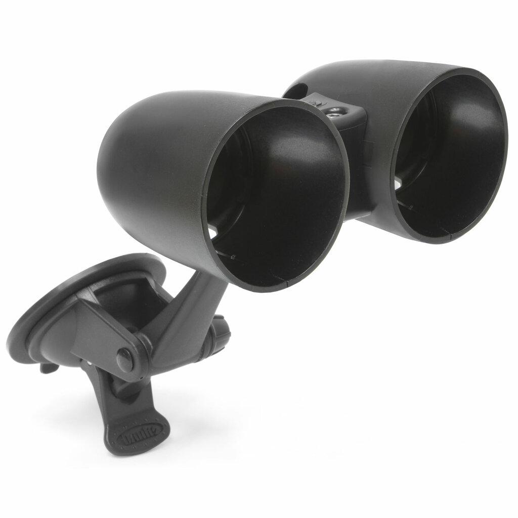 Banks Power Dual Gauge Pod Suction Mount, 52mm, Sticky Base Suction Mount for iDash 1.8 and 52mm (2-1/16") gauges - 63344