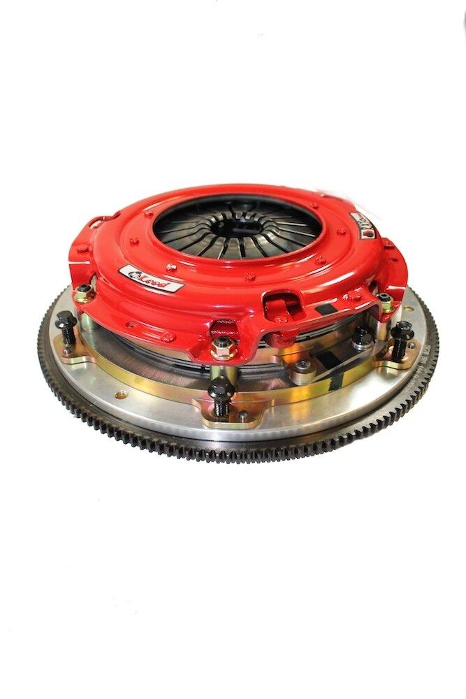 Mcleod Racing RXT Twin Disc Clutch Kit w/ Aluminum Flywheel (2018-2023 Mustang GT / Mach 1) - 6333825M