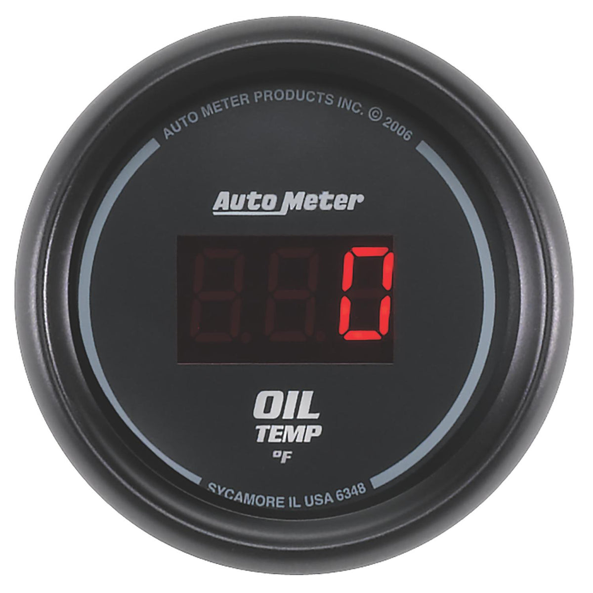 Autometer Sport Comp Digital 0-400deg Oil Temperature Gauge