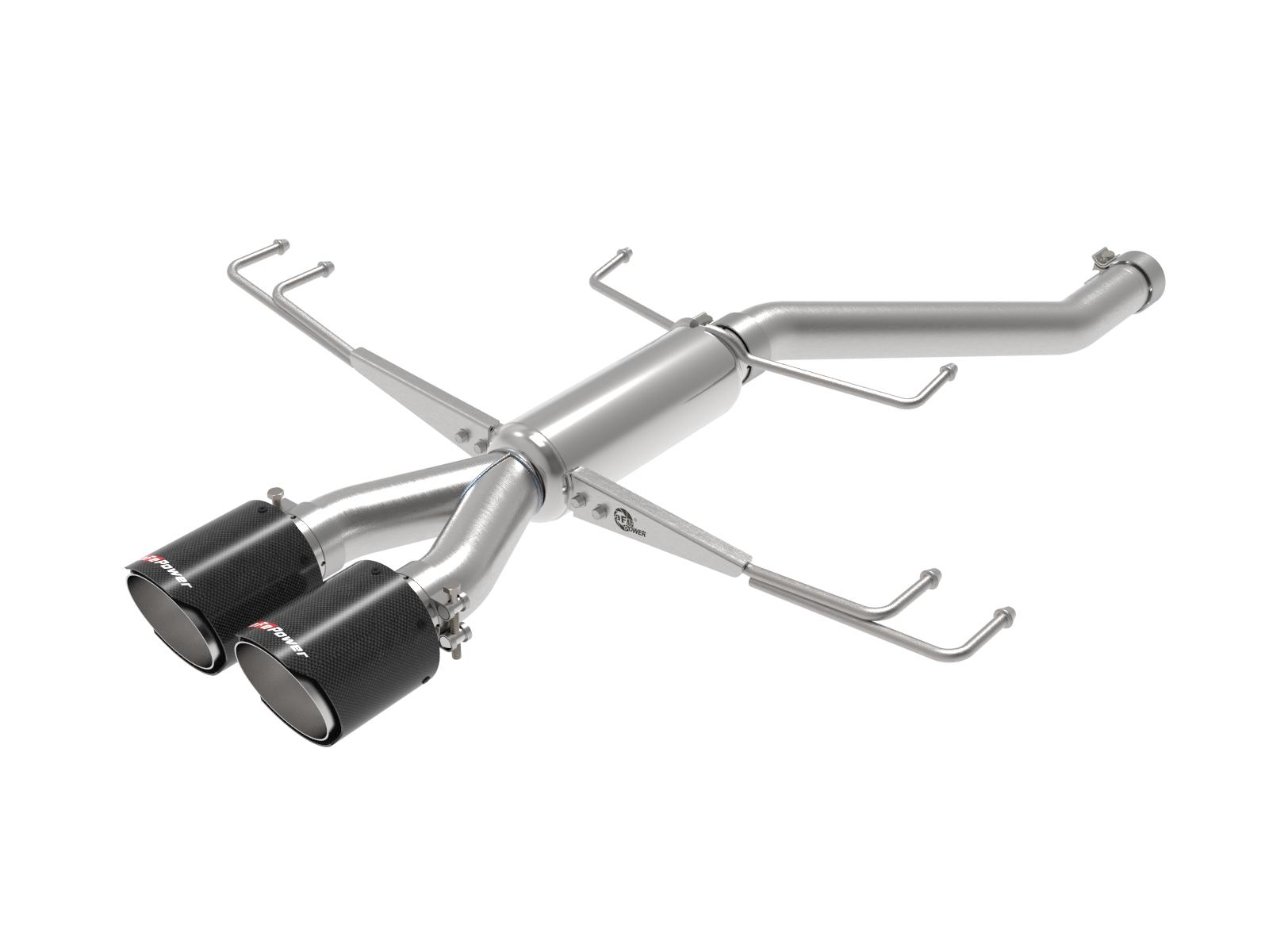 AFE Axle-Back Exhaust System (2017-2019 Honda Civic Type R L4-2.0L (t)) - 49-36626-C