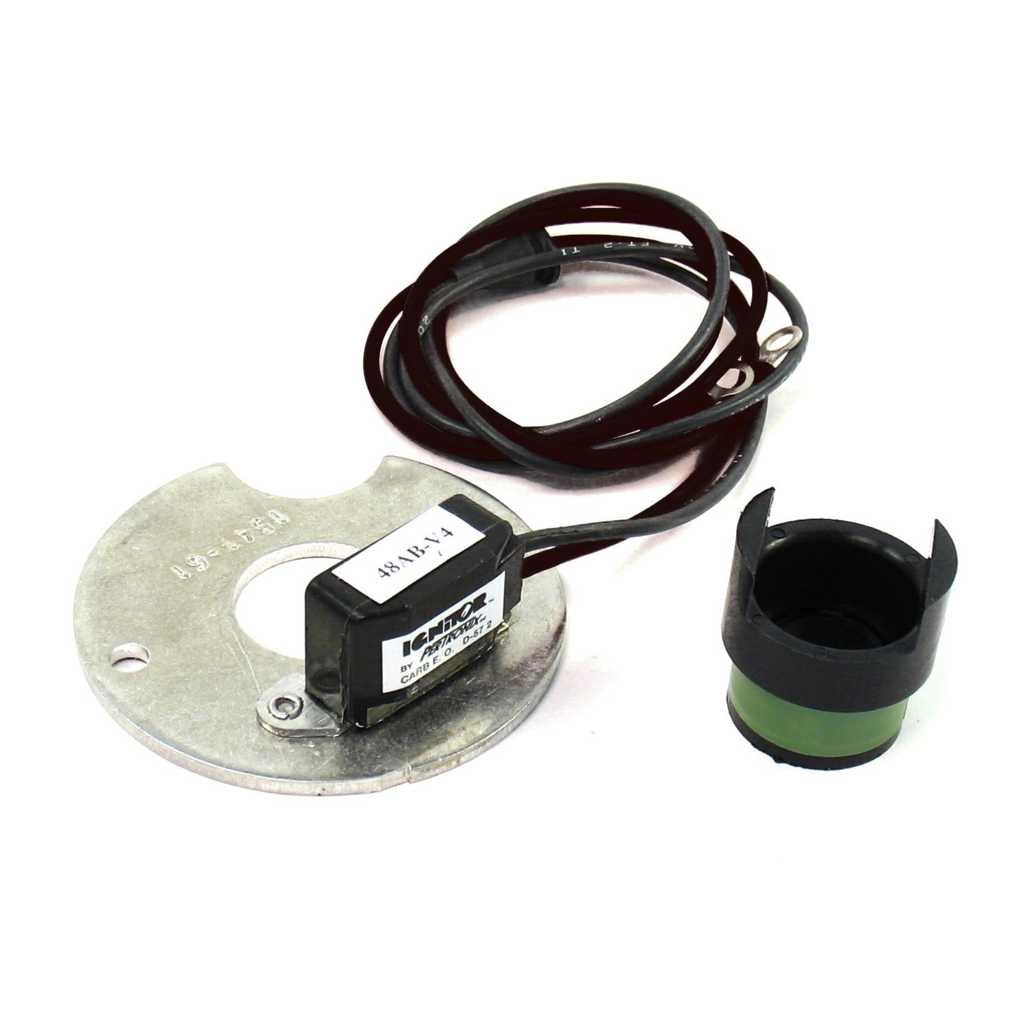 Pertronix Ignitor Kit For Original Prestolite Distributors # Iad-6002, Iad-6004, Iad-6004 2F, Iad-6004 2N & Others. 4-Cylinder, Single Point, 12-Volt Positive Ground. - 1541P12