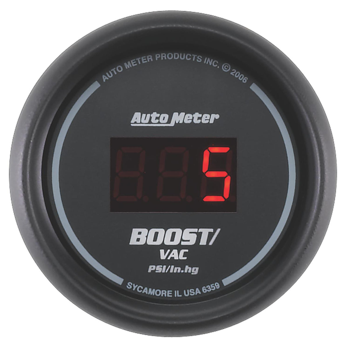 Autometer Sport Comp Digital Series -30/+30 Boost Gauge