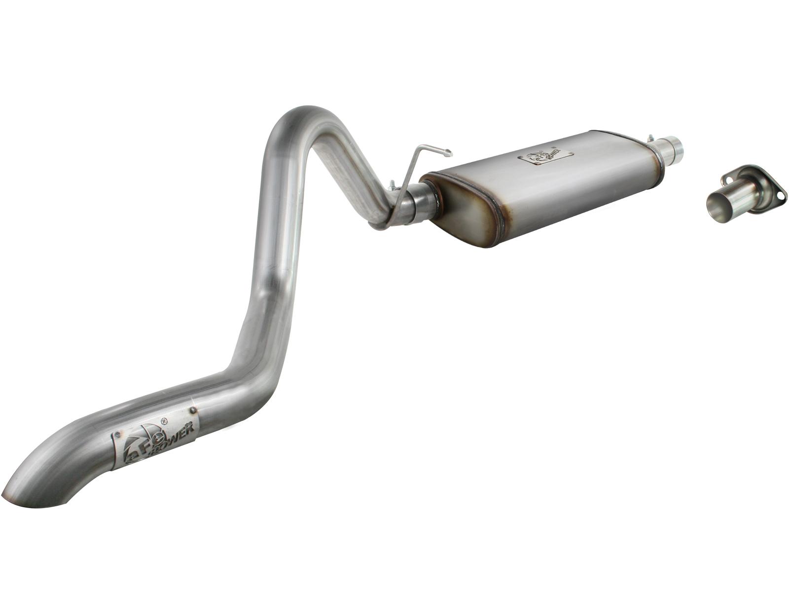 AFE MACH Force-Xp 2-1/2in 409 Stainless Steel Cat-Back Exhaust System (1987-2001 Cherokee) - 49-46225