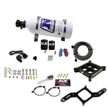 Nitrous Express 4150 Single Entry Crossbar Plate System, Rnc (250-750Hp) W/5Lb Bottle - 63840-05