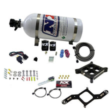 Nitrous Express 4150 Single Entry Crossbar Plate System, Rnc (250-750Hp) W/10Lb Bottle - 63840-10