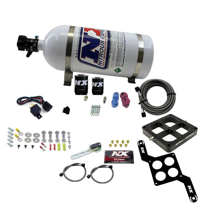 Nitrous Express Dominator Single Entry Billet Crossbar, Rnc (250-750Hp) W/ 10Lb Bottle - 63870-10