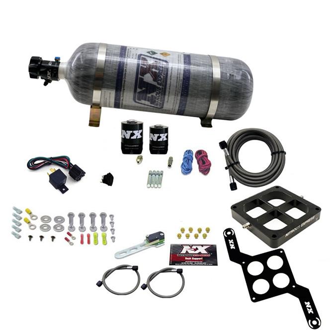 Nitrous Express Dominator Single Entry Billet Crossbar; Rnc (250-750Hp) W/Composite Bottle - 63870-12