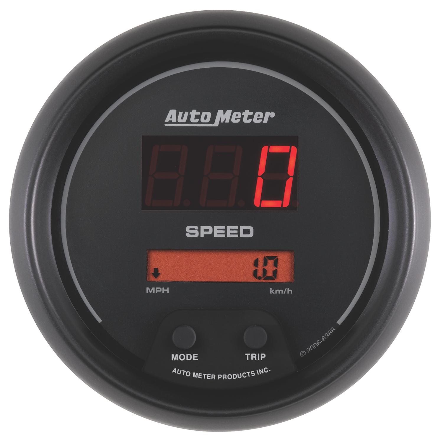 Auto Meter 5 PC. GAUGE KIT, 3-3/8" & 2-1/16", SPORT-COMP DIGITAL - 6300
