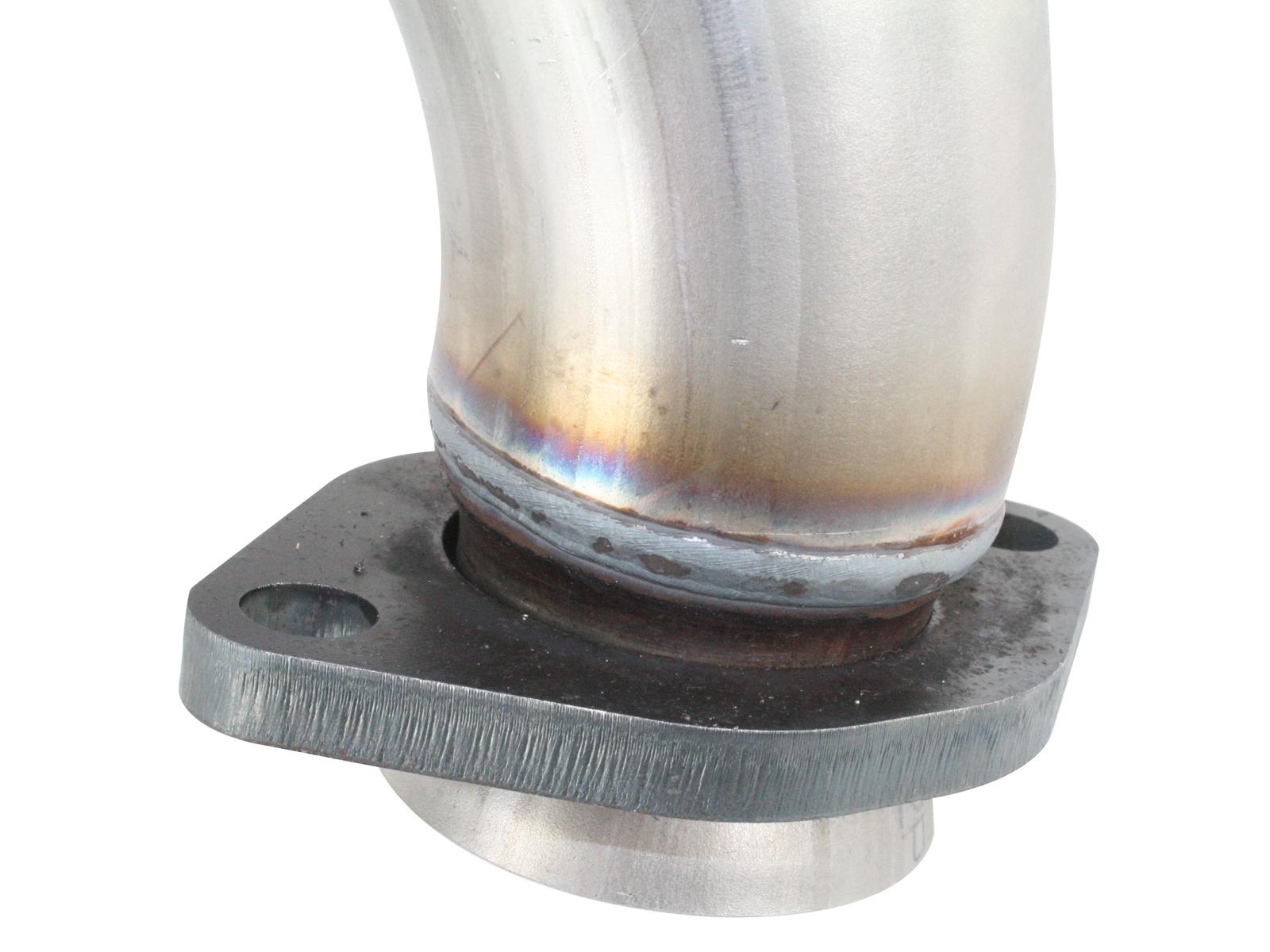 AFE Twisted Steel 2-1/2 IN Aluminized Steel Loop-Delete Downpipe - 48-06209