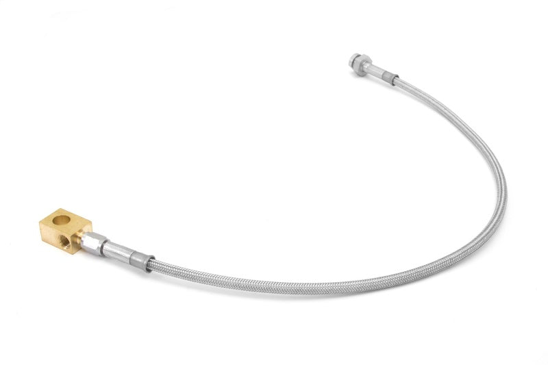Rugged Ridge Brake Hose Kit Rear Braided Stainless Steel; 72-75 Jeep Cj - 16735.03