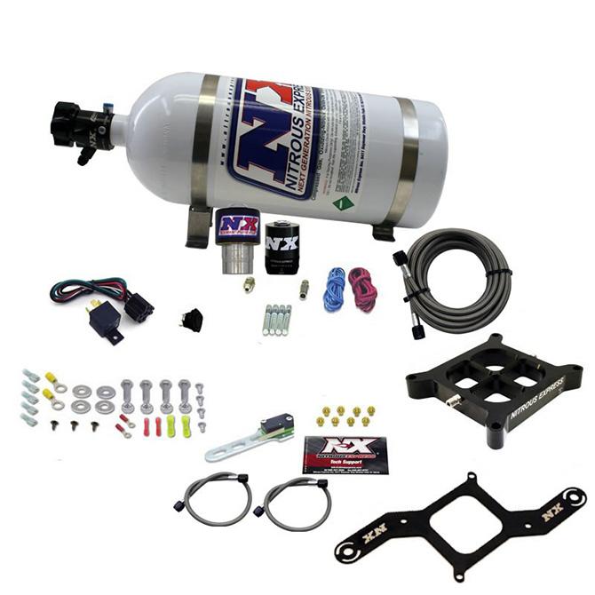 Nitrous Express Single Entry Crossbar Rnc .178 250-650Hp (4150 Flange) W/10Lb Bottle - 63940-10