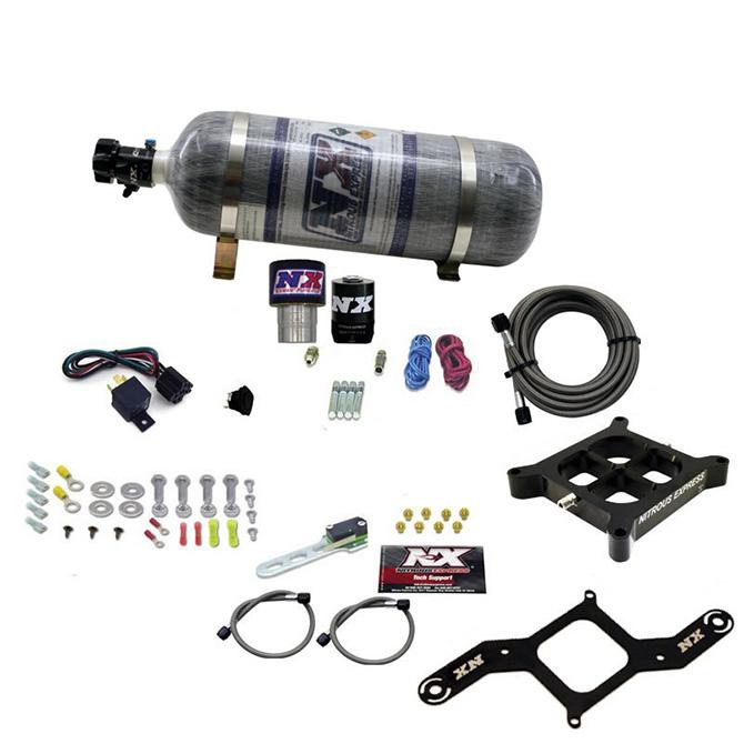 Nitrous Express Single Entry Crossbar Rnc .178 250-650Hp (4150 Flange) W/12Lb Composite Bottle - 63940-12