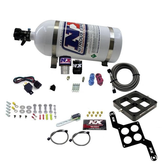 Nitrous Express Single Entry Crossbar Rnc .178 250-650Hp (4500 Flange) W/10Lb Bottle - 63970-10