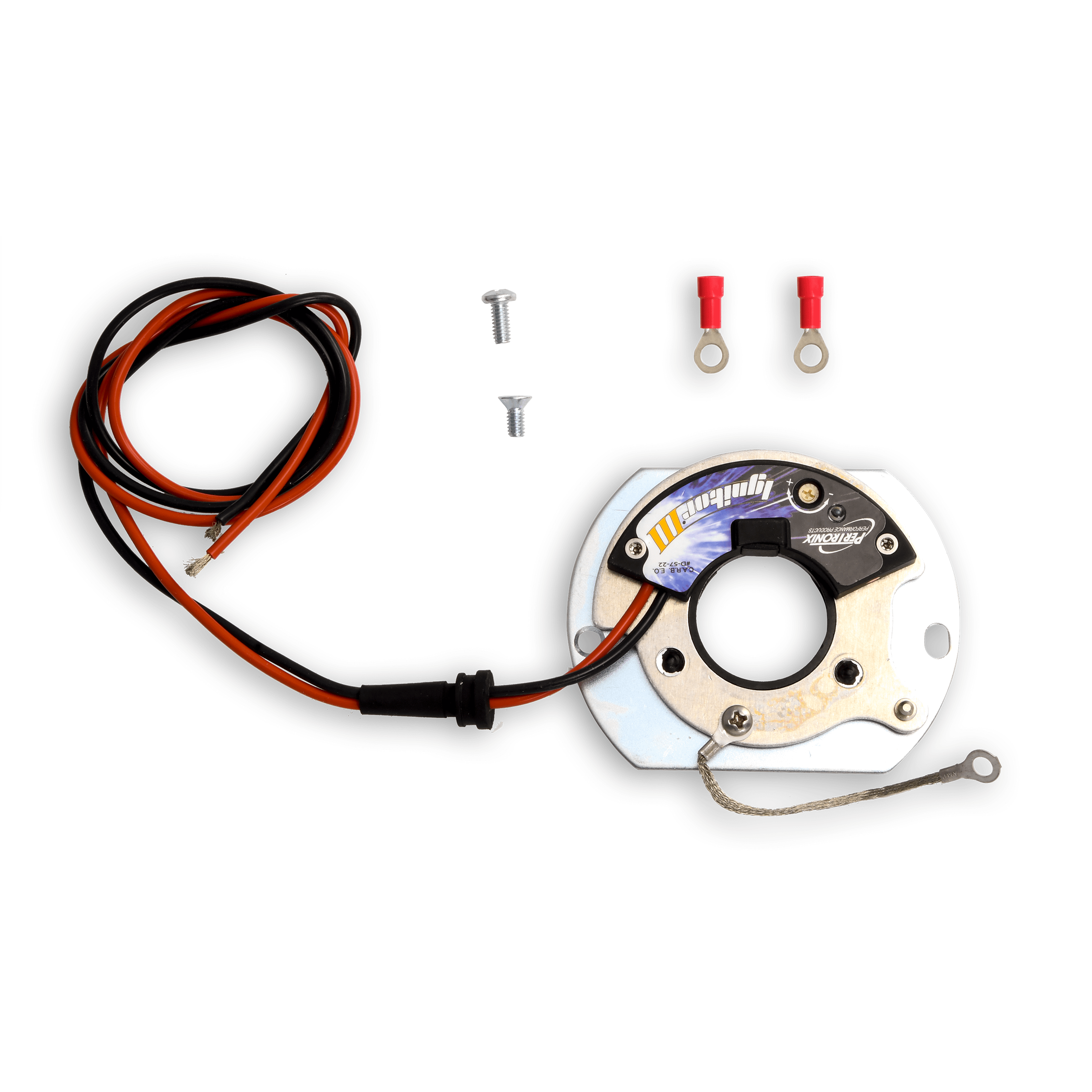 Pertronix Ignitor Iii Kit For Original Motorcraft  Distributors. 8-Cylinder, Single Point, Vacuum Advance, 12-Volt Negative Ground.  Typicall Found In 1957-74 Gm Vehicles. - 71281