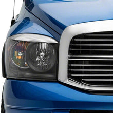 Raxiom 06-08 Dodge RAM 1500 Axial Series Euro Headlights- Black Housing- Clear Lens