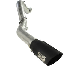 AFE Large Bore-HD 5 IN 409 Stainless Steel DPF-Back Exhaust System w/Black Tip (2011-2016 Silverado 2500 HD, Silverado 3500 HD, Sierra 2500 HD, Sierra 3500 HD) - 49-44041-B