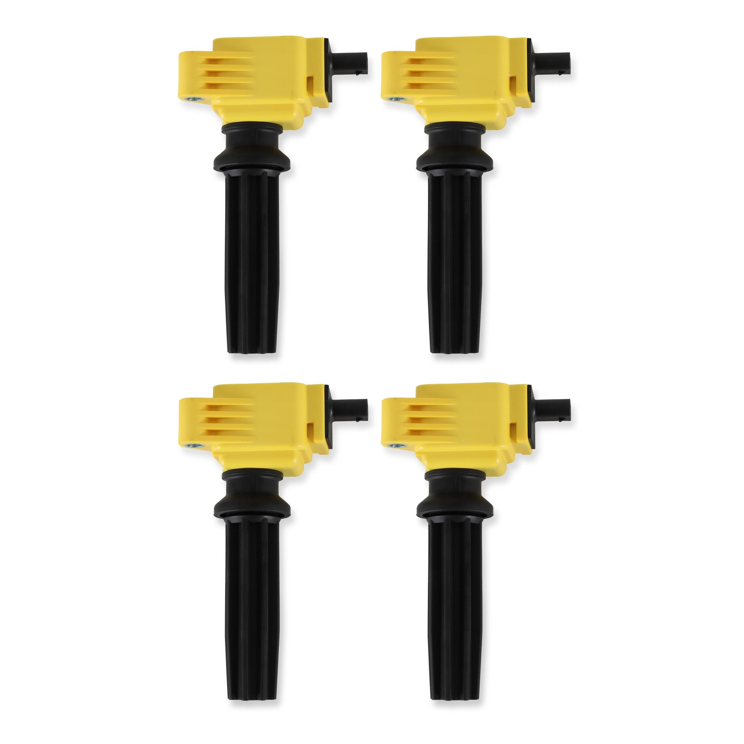 Accel 140670-4 Coil,Ford Ecoboost 2.0/2.3L L4, 4-Pack Yellow