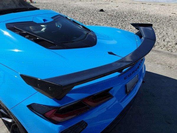 C7 Carbon C8-3A-4 Carbon Flash High Wing OEM Style (2020 Corvette C8)