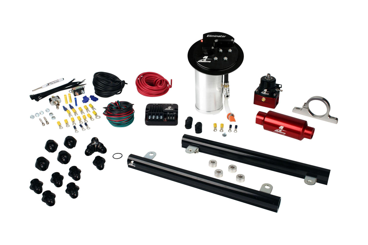 Aeromotive 17347 10-17 Mustang GT Stealth Eliminator Street System with 5.4L CJ Fuel Rails