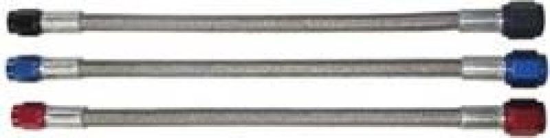 Fragola #3 X #4 Nut 4An Nitrous Line 24" Black Nuts - 390024-BL