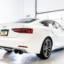 AWE Tuning Audi B9 S4 Track Edition Exhaust - Non-Resonated (Black 102mm Tips) - 3010-43048