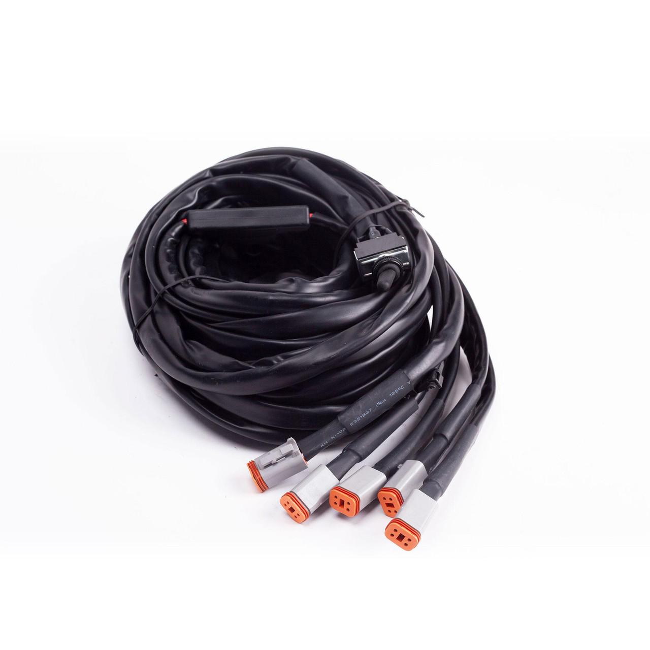 Baja Designs Lp6 Lp4 Wiring Harness - 5 Light Max - 64-0324