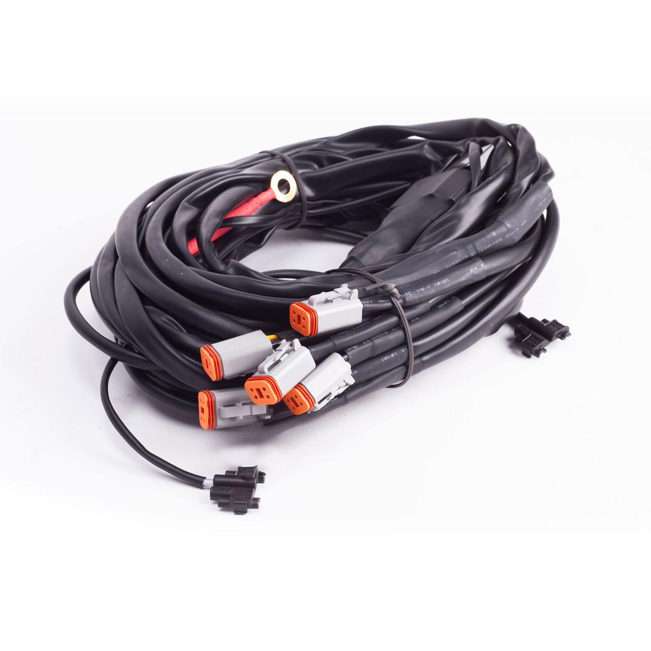Baja Designs LP6, LP4/Upfitter Wiring Harness - 5 Light Max - 64-0324-UP