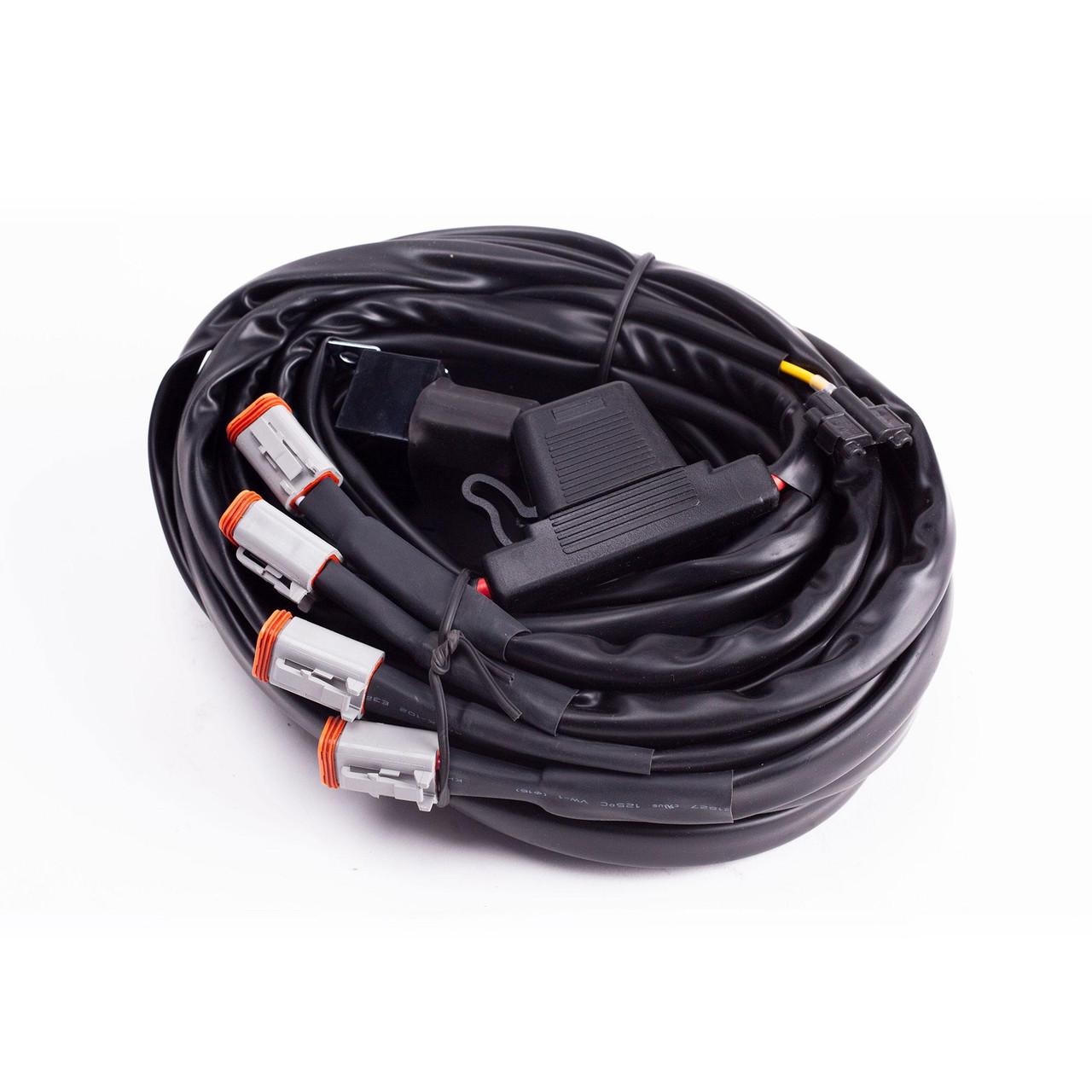 Baja Designs Lp9 Lp6 Lp4 / Upfitterwiring Harness - 4 Light Max - 64-0325-UP