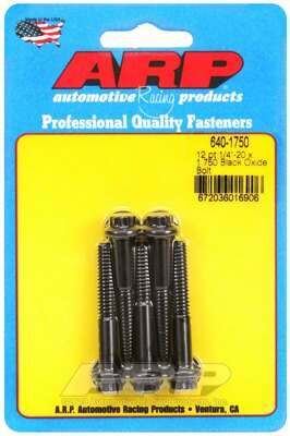 ARP 1/4-20 x 1.750 12pt black oxide bolts - 640-1750