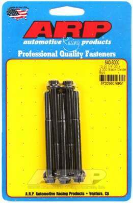 ARP 1/4-20 x 3.000 12pt black oxide bolts - 640-3000