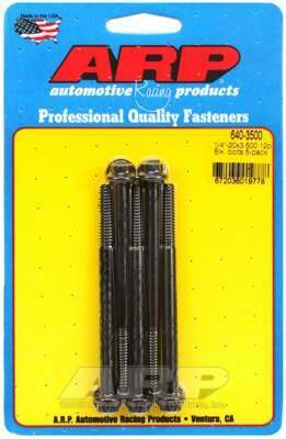 ARP 1/4-20 x 3.500 12pt black oxide bolts - 640-3500