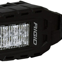 RIGID Industries Rigid Reflect Side Mirror With Integrated Led Light And Amber Side Light, Pair - 64011