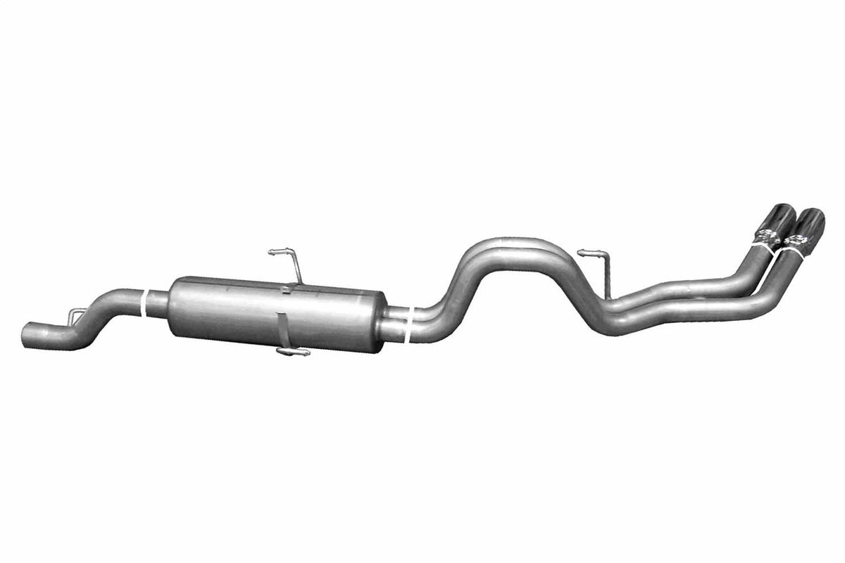 Gibson Exhaust Cat-Back Dual Sport Exhaust System; Aluminized (2003-2004 Ram 2500 SLT, Ram 2500 ST, Ram 3500, Ram 2500) - 6401