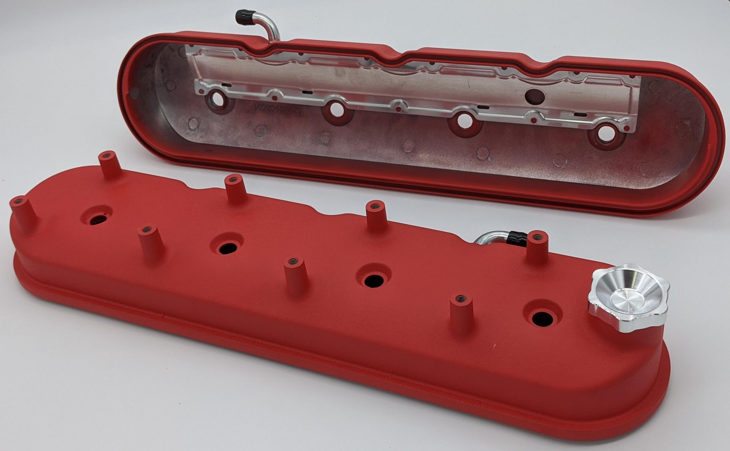 Granatelli Cast Valve Covers For Ls (1997-2024 Buick, Chevrolet, Pontiac, Avanti, Cadillac, GMC, Saab, Hummer Fitment) - 640363