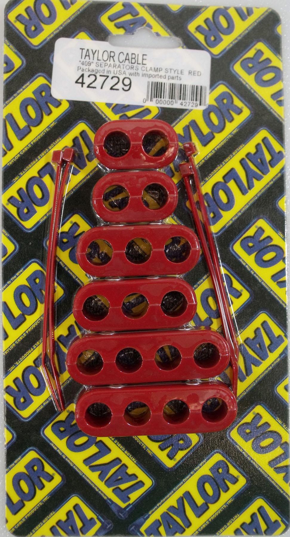 TAYLOR CABLE 409 10.4 Separators Clamp Style red - 42729