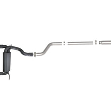AFE Rebel Series Cat-Back Exhaust System w/ Black Tip (2018-2021 Wrangler) - 49-48096-B