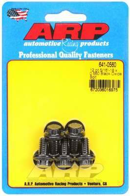 ARP 5/16-18 x 0.560 12pt black oxide bolts - 641-0560