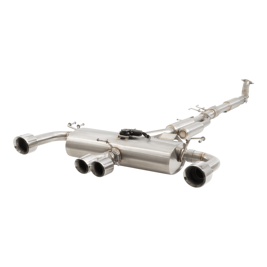 XForce 3" Varex Valved Cat Back Exhaust System (2023-2024 Toyota Corolla GR) - ESTCG23VKCS