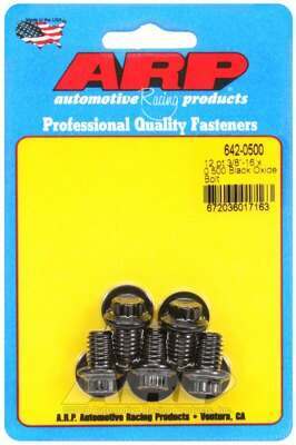 ARP 3/8-16 x 0.500 12pt black oxide bolts - 642-0500