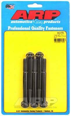 ARP 3/8-16 x 3.750 12pt black oxide bolts - 642-3750